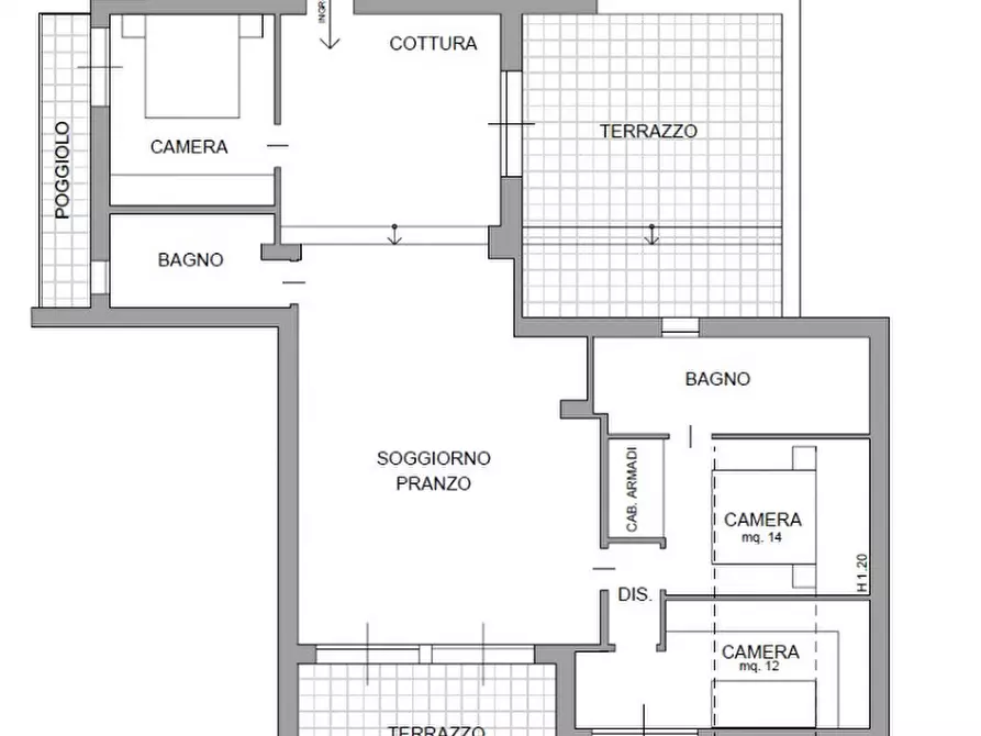 Immagine 26 di Appartamento in vendita  in Via San Marco 63 a Chioggia