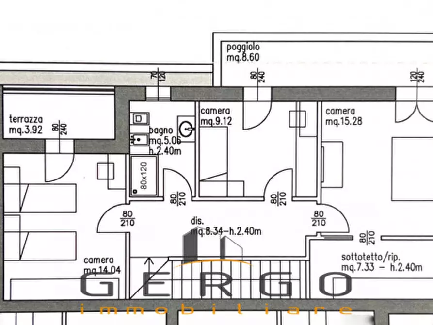 Immagine 24 di Casa trifamiliare in vendita  in Via Moncenisio a Albignasego
