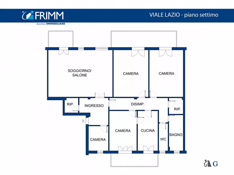 Immagine 32 di Appartamento in vendita  in Viale Lazio 92 a Palermo