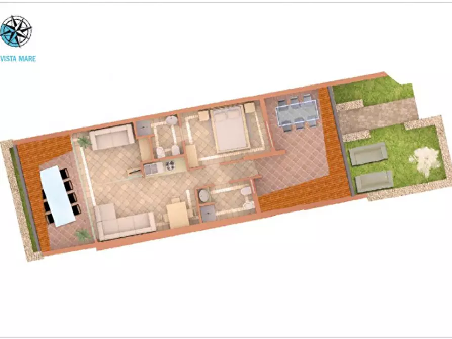 Immagine 22 di Appartamento in vendita  in capo ceraso a Olbia