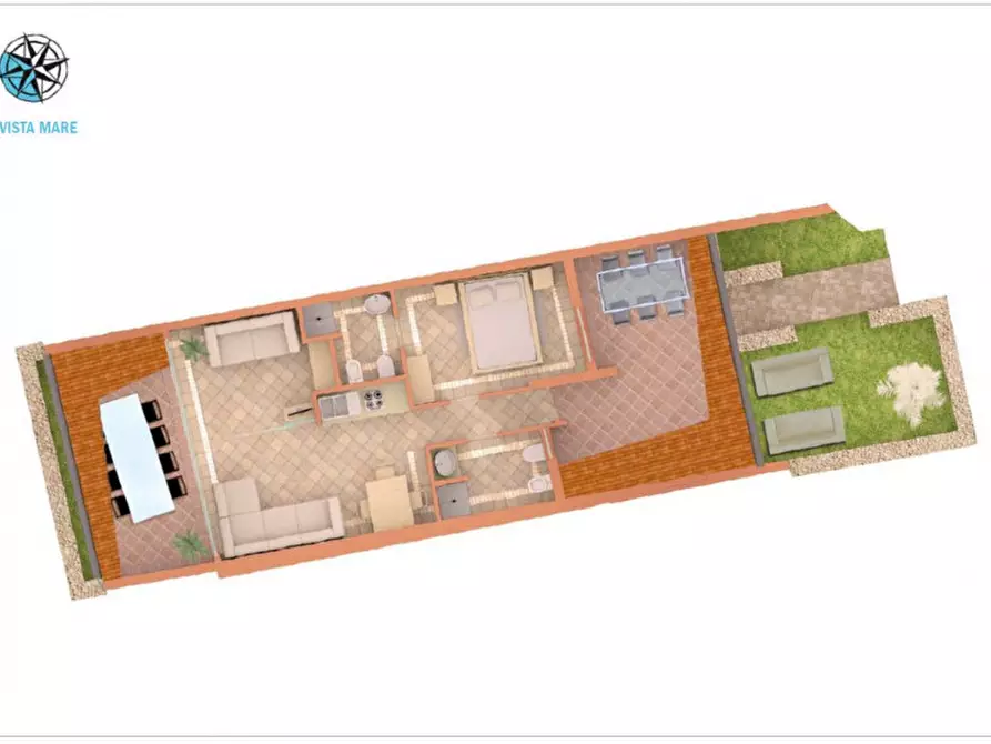 Immagine 15 di Appartamento in vendita  in capo ceraso a Olbia