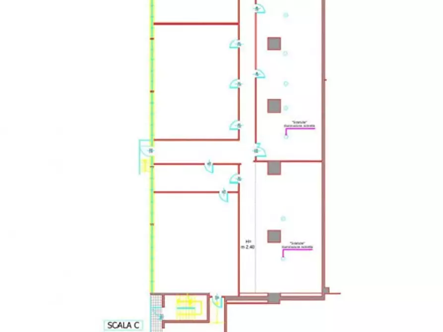Immagine 3 di Ufficio in affitto  in VIA MECENATE a Milano
