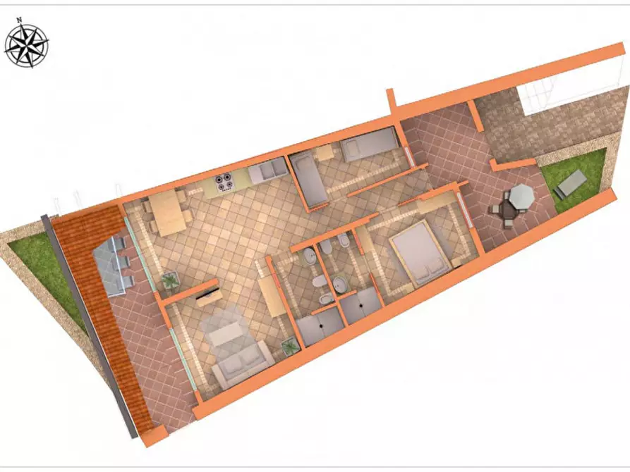 Immagine 19 di Appartamento in vendita  in capo ceraso a Olbia