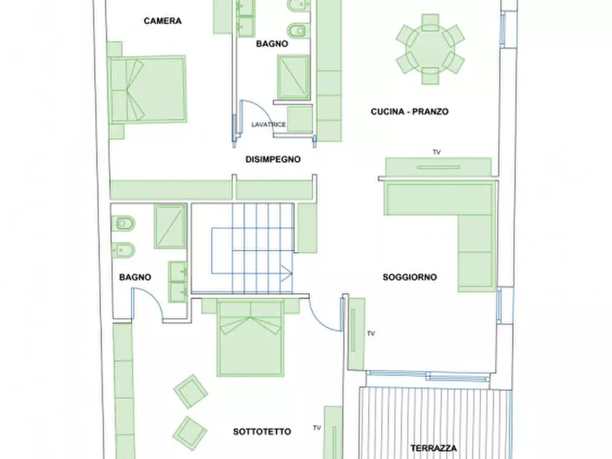 Immagine 5 di Appartamento in vendita  a Veggiano