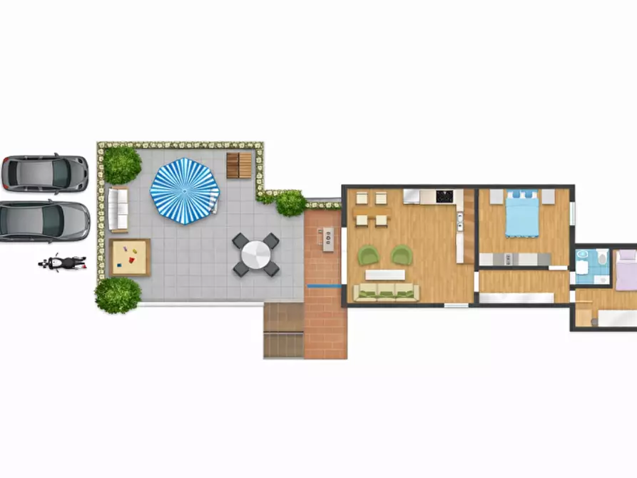 Immagine 8 di Appartamento in vendita  in via dei colli a Carpenedolo