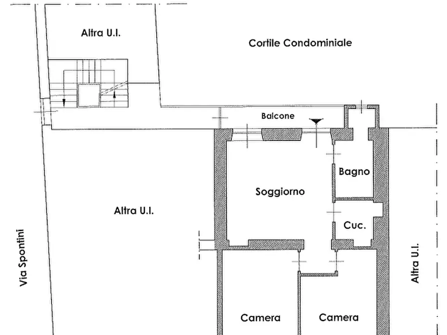 Immagine 12 di Appartamento in vendita  in Via Gaspare Spontini, 26 a Torino