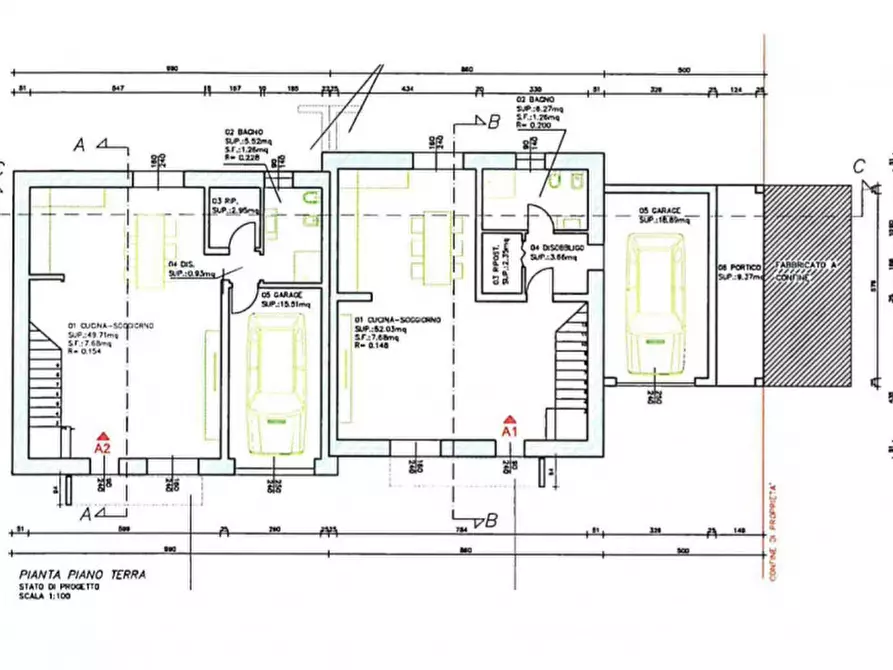 Immagine 5 di Casa bifamiliare in vendita  in Via Cavour a Este