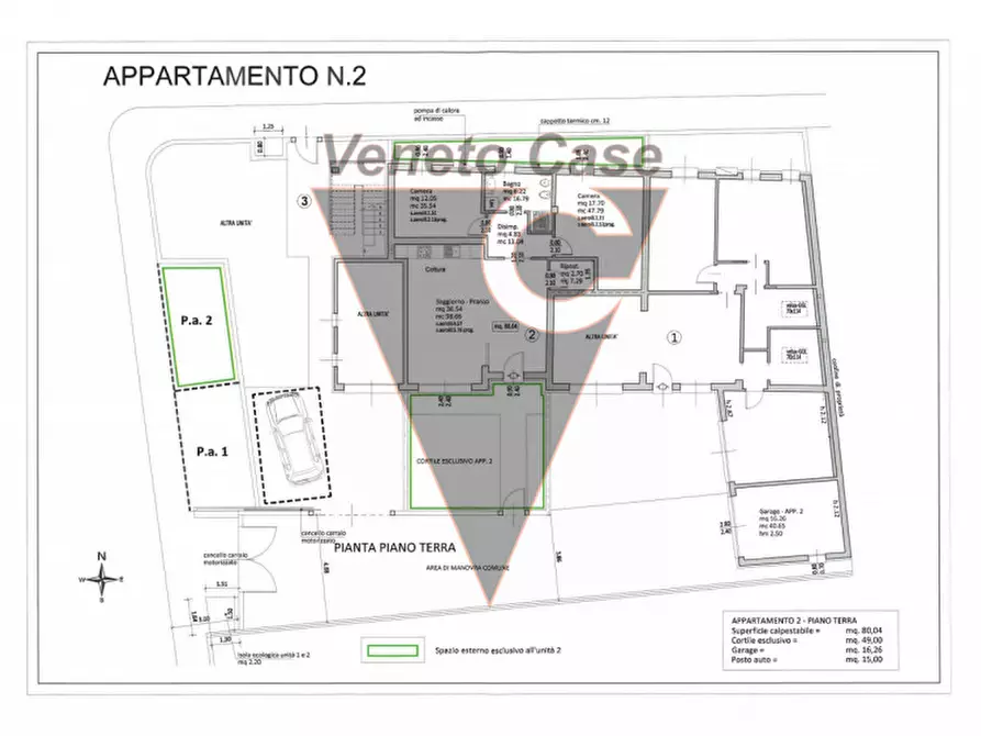 Immagine 10 di Appartamento in vendita  in Via Trento a Saonara