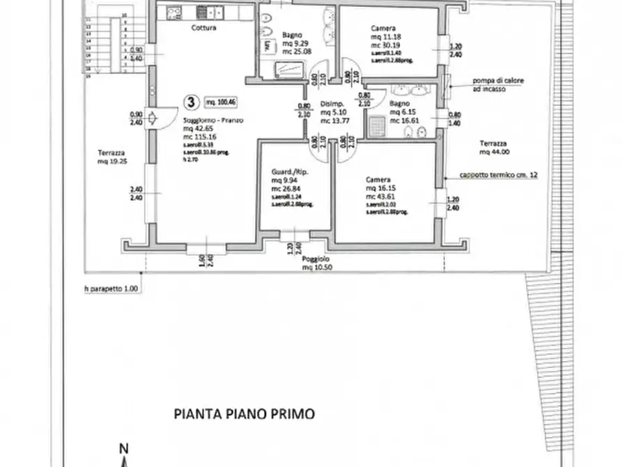 Immagine 11 di Attico in vendita  in Via Trento a Saonara