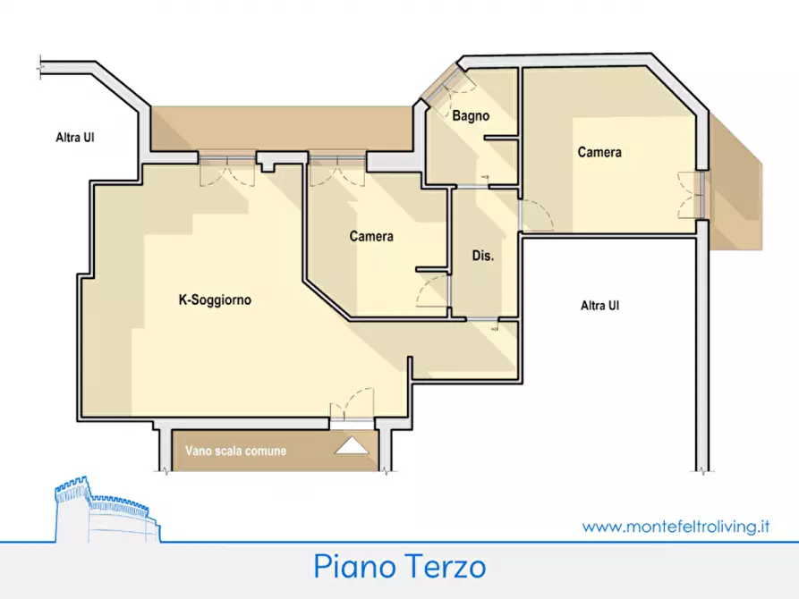 Immagine 20 di Appartamento in vendita  in via Ladavac a Piandimeleto