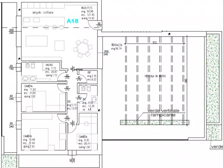 Immagine 17 di Appartamento in vendita  in viale Gian Giacomo Felissent 102 a Treviso