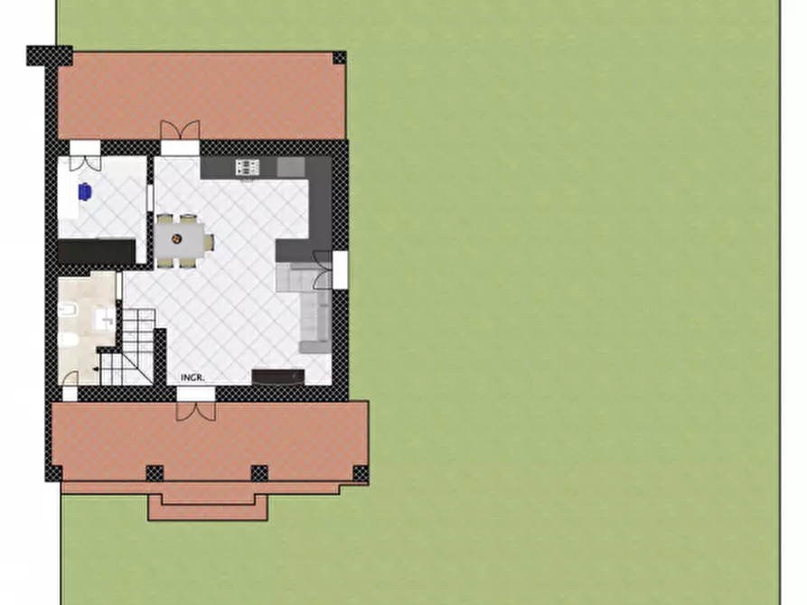 Immagine 27 di Casa bifamiliare in vendita  in Strada Imperiale 46/2 a Molinella