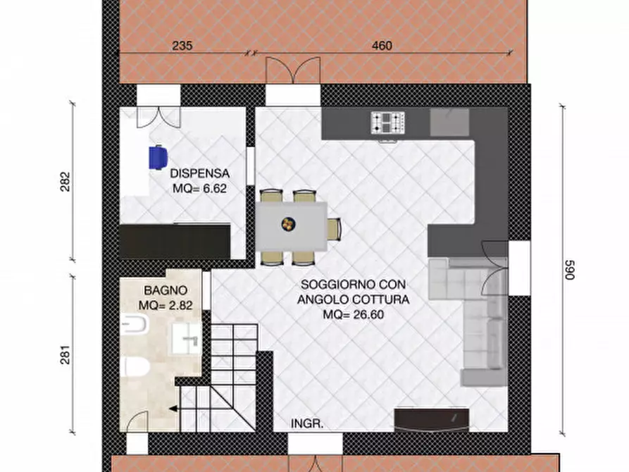 Immagine 27 di Casa bifamiliare in vendita  in Strada Imperiale 46/2 a Molinella