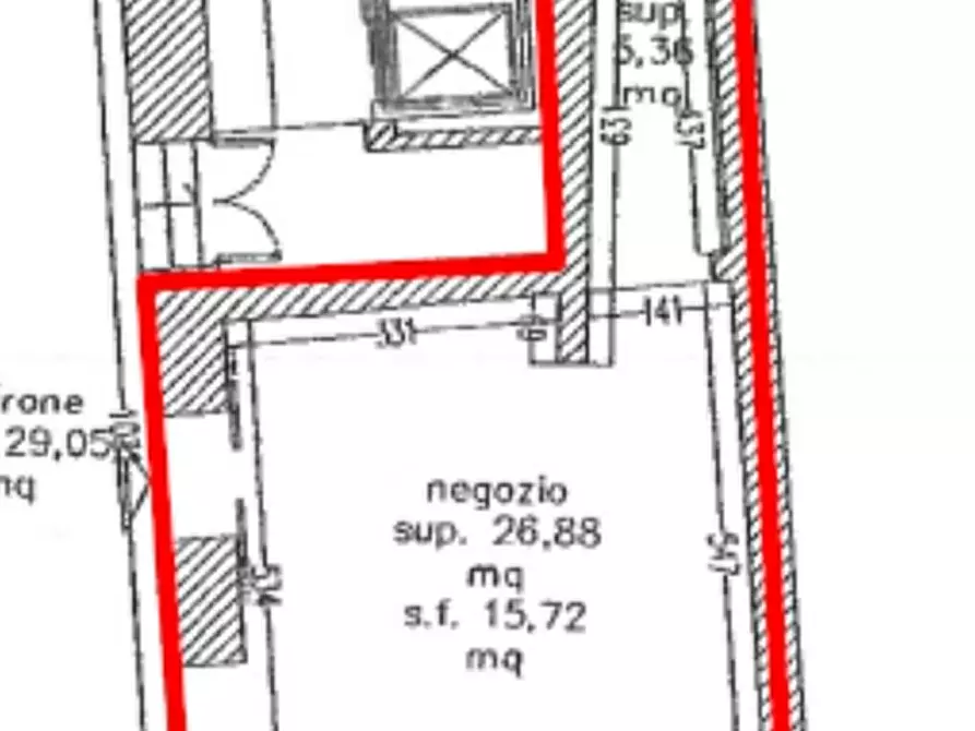 Immagine 8 di Negozio in affitto  in via Roma Monselice a Monselice