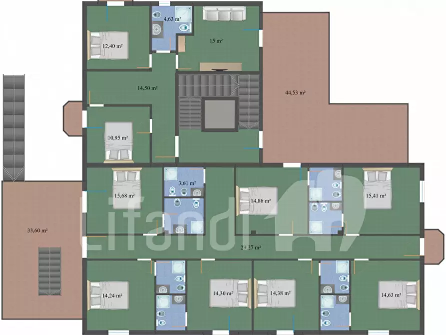 Immagine 22 di Palazzo in vendita  a Caprino Veronese