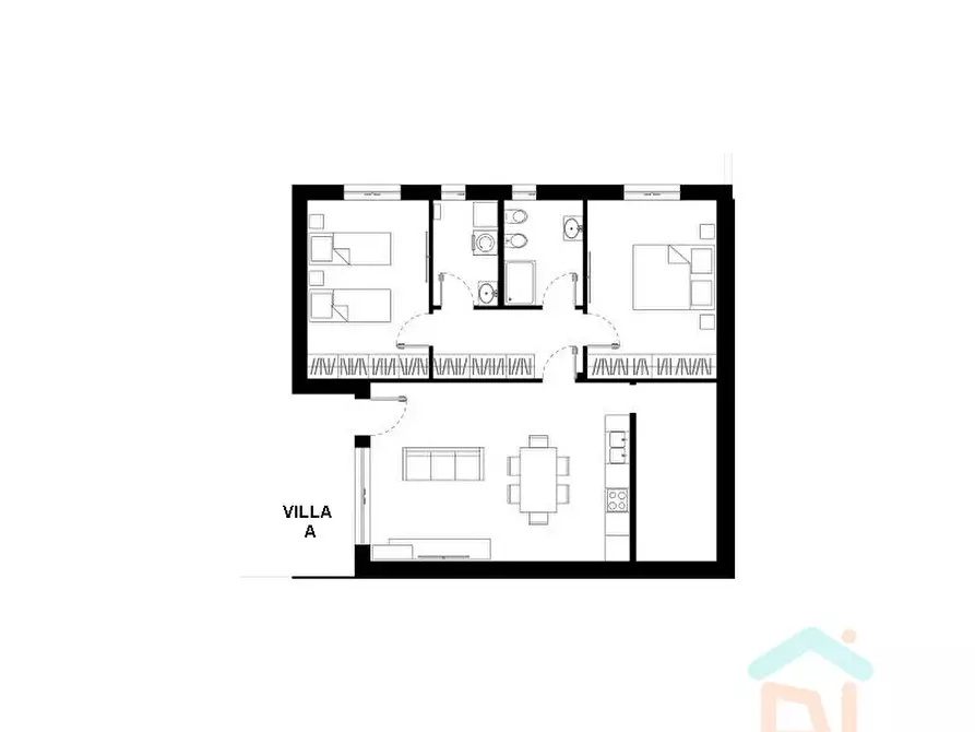 Immagine 21 di Villa in vendita  in via dal crist a Aiello Del Friuli