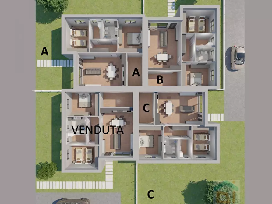 Immagine 26 di Villa in vendita  in via dal crist a Aiello Del Friuli