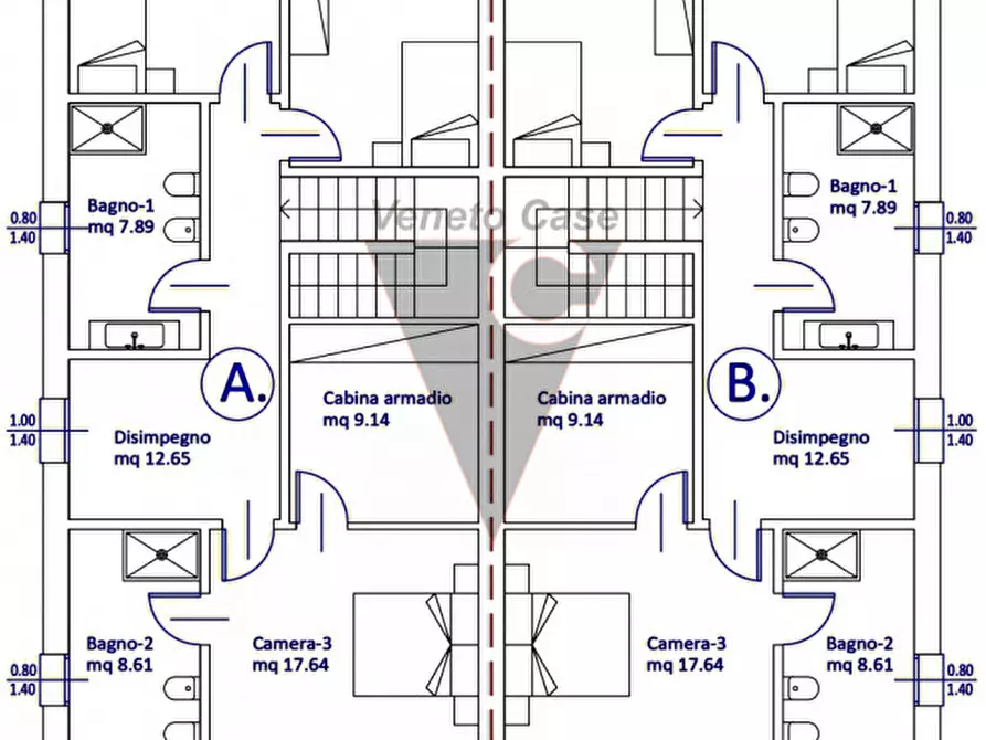 Immagine 4 di Casa bifamiliare in vendita  a Camponogara