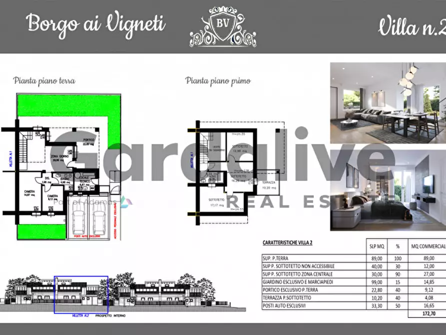 Immagine 16 di Casa bifamiliare in vendita  in Località Broglie a Peschiera Del Garda