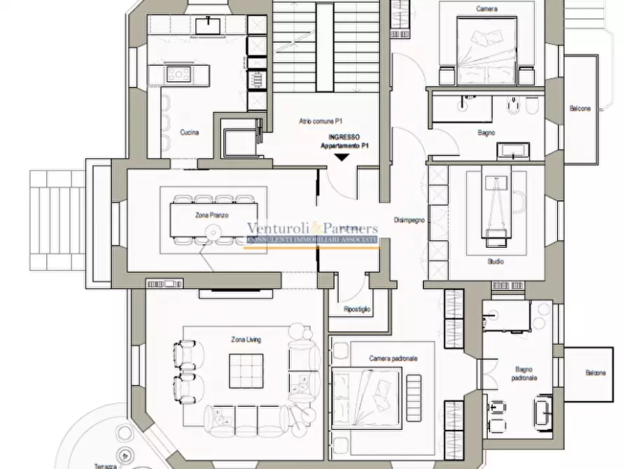 Immagine 32 di Appartamento in vendita  in Via Giovanni Amendola a Rezzato