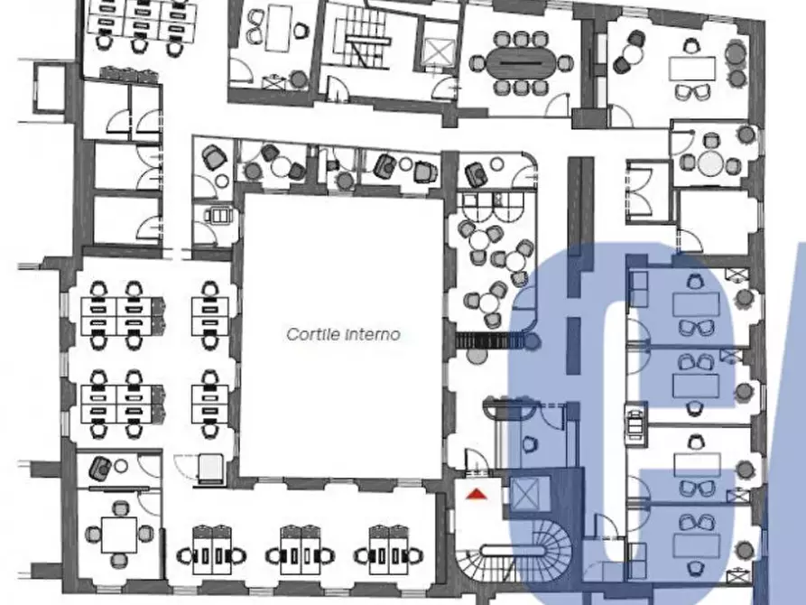 Immagine 9 di Ufficio in affitto  in PIAZZA DEL CARMINE a Milano