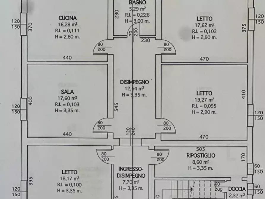 Immagine 3 di Casa indipendente in vendita  a Cesena