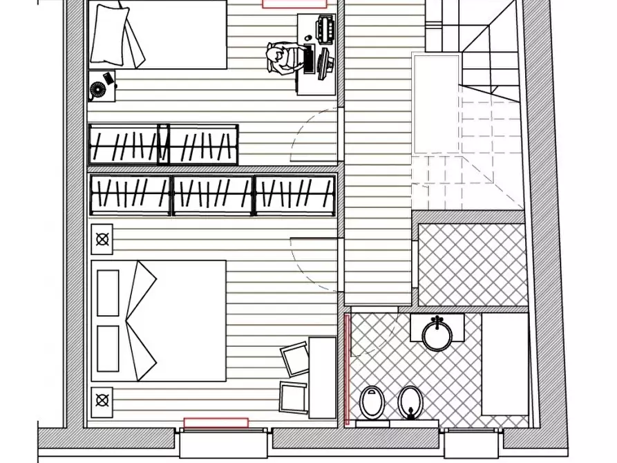 Immagine 8 di Villetta a schiera in vendita  in VIA ANDREA DEL SARTO a Firenze