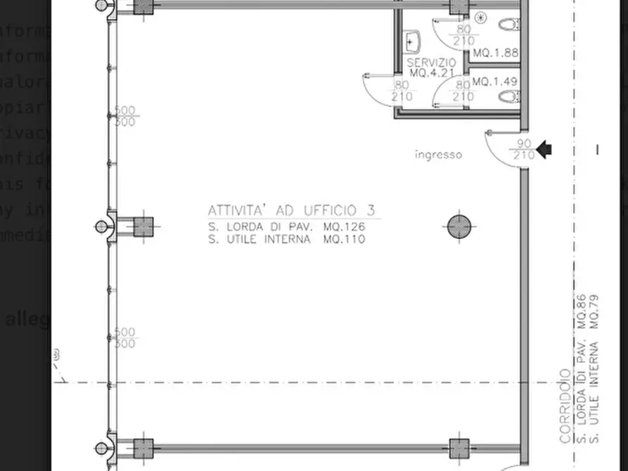 Immagine 5 di Ufficio in affitto  a Padova