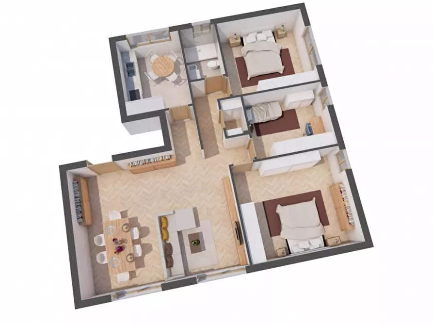 Immagine 2 di Appartamento in vendita  a Spinea