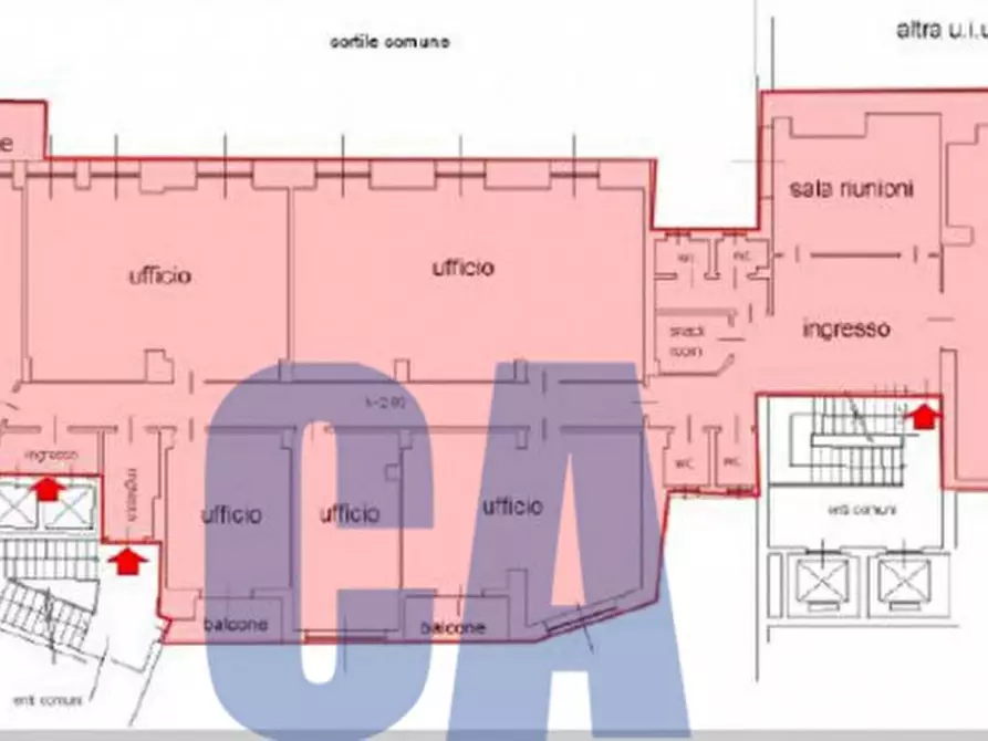 Immagine 3 di Ufficio in affitto  in VIA FATEBENEFRATELLI a Milano