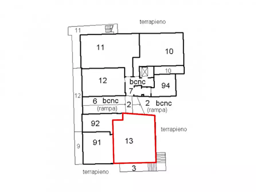 Immagine 2 di Appartamento in vendita  in Via Vittorio Emanuele II, N. 117 a Bordighera