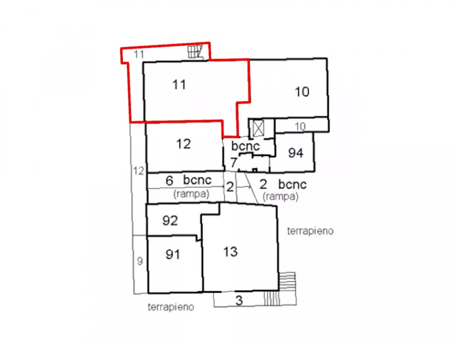 Immagine 3 di Appartamento in vendita  in Via Vittorio Emanuele II, N. 117 a Bordighera