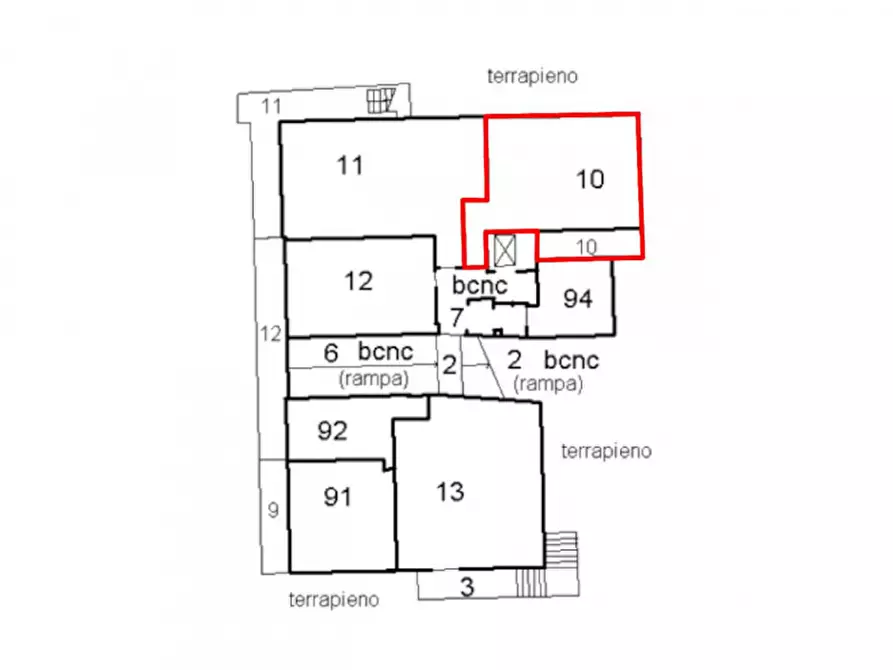Immagine 2 di Appartamento in vendita  in Via Vittorio Emanuele II, N. 117 a Bordighera