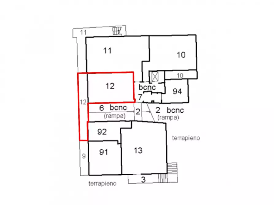 Immagine 3 di Appartamento in vendita  in Via Vittorio Emanuele II, N. 117 a Bordighera