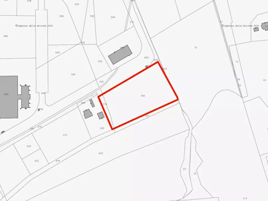 Immagine 2 di Terreno in vendita  in C.da Aneto, N. snc a Montelupone