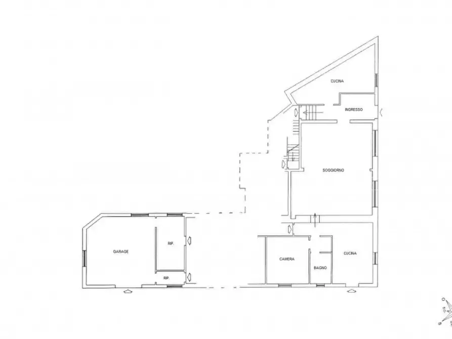 Immagine 24 di Palazzo in vendita  in Loc. Macchie, Via Santa Maria, N. 272 a Castiglione Del Lago