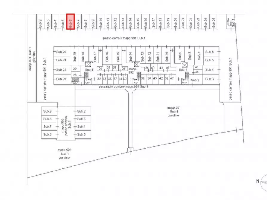 Immagine 15 di Posto auto in vendita  in Loc. Caleppio, Via Sandro Pertini, N. 48 a Settala