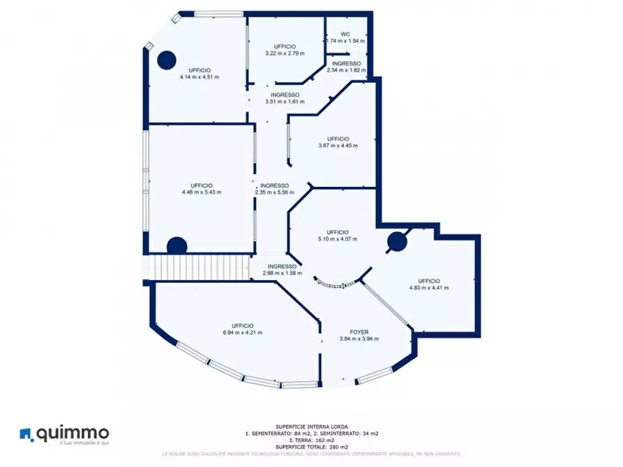 Immagine 29 di Ufficio in vendita  in Piazzale Cosimini, N. 4 a Grosseto