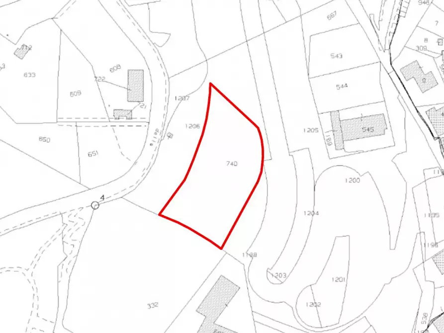 Immagine 2 di Terreno in vendita  in via della Pineta, N. snc a Castel Madama