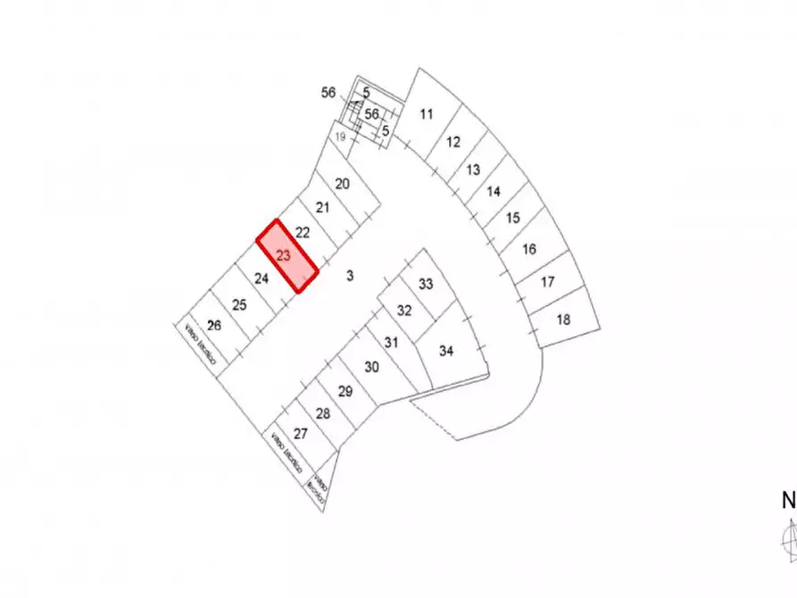 Immagine 9 di Posto auto in vendita  in VIALE GUIDO DA MONTEFELTRO, N. 35 a Urbino
