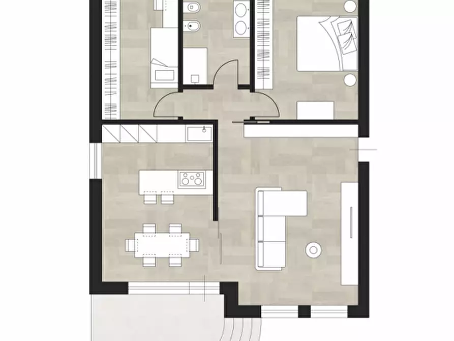 Immagine 3 di Appartamento in vendita  in Via di Mezzo a Zevio