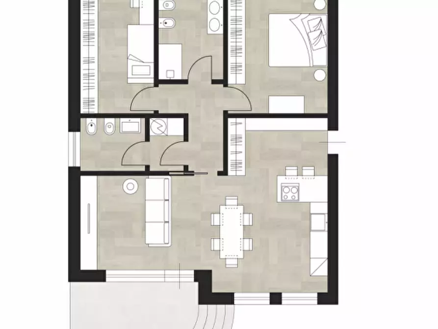 Immagine 4 di Appartamento in vendita  in Via di Mezzo a Zevio