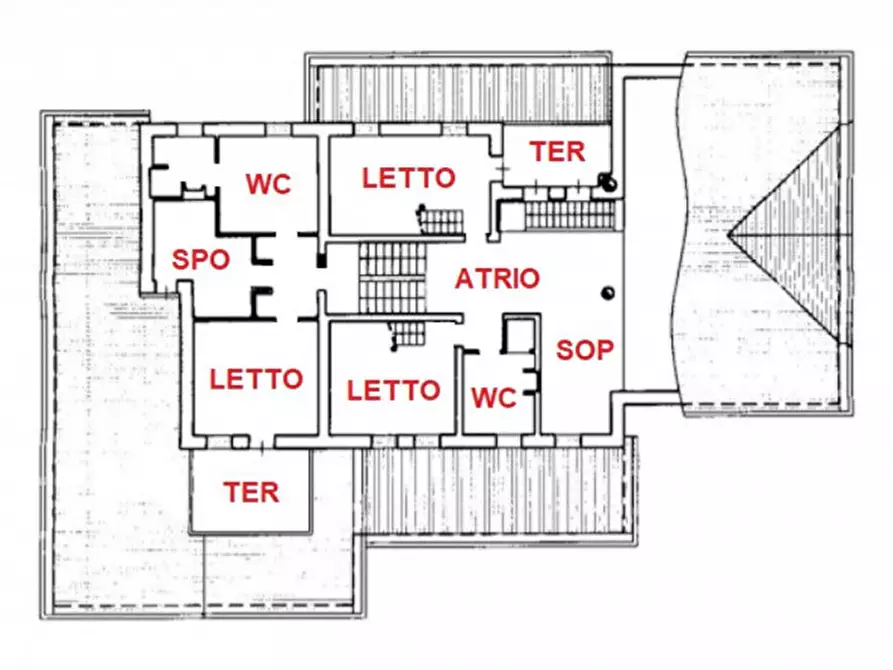 Immagine 24 di Villa in vendita  in Via Vittorio Alfieri, N. 53-55 a Chiampo