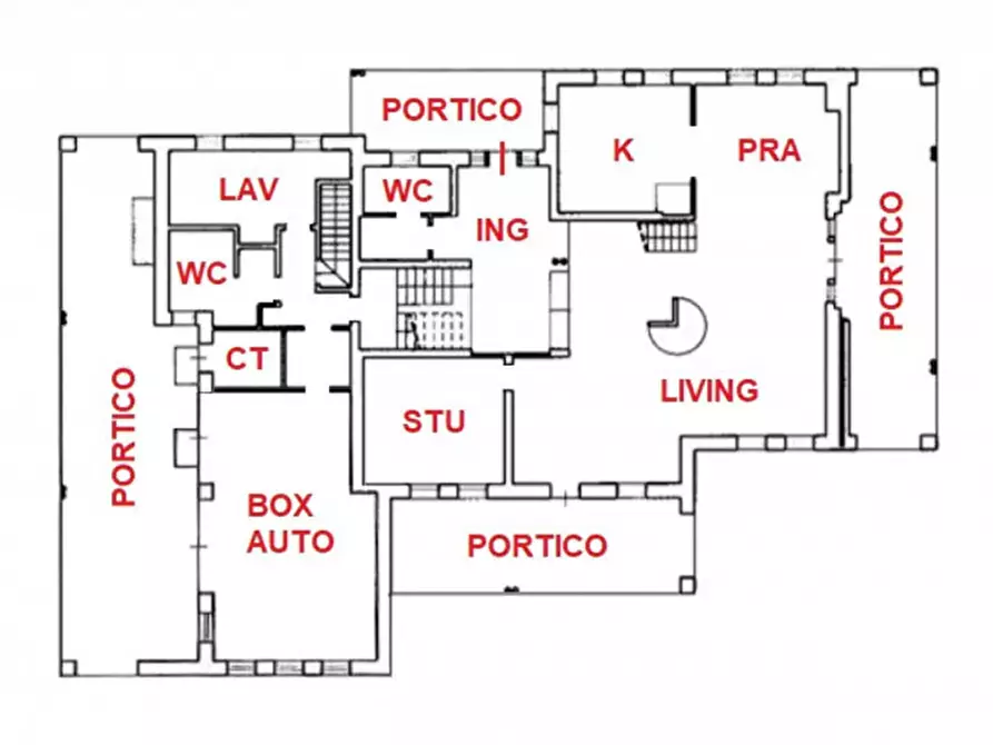 Immagine 26 di Villa in vendita  in Via Vittorio Alfieri, N. 53-55 a Chiampo