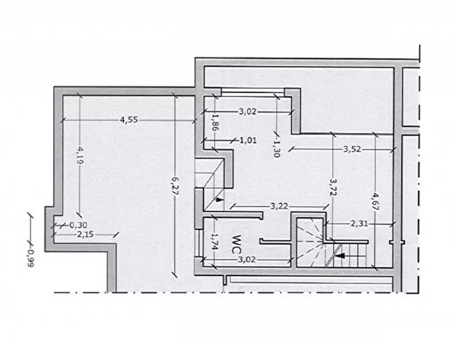 Immagine 28 di Villetta a schiera in vendita  in Via Acquaviva delle Fonti, N. 44 a Roma