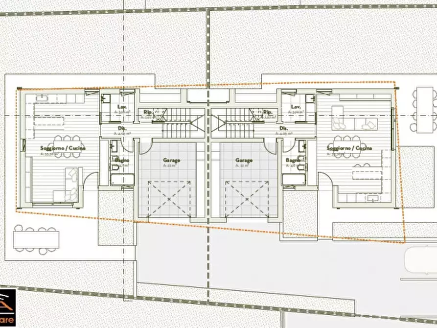 Immagine 10 di Casa bifamiliare in vendita  a Vigonovo