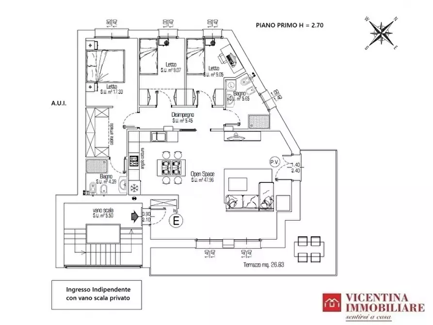 Immagine 11 di Appartamento in vendita  in Via Montano II a Villaga