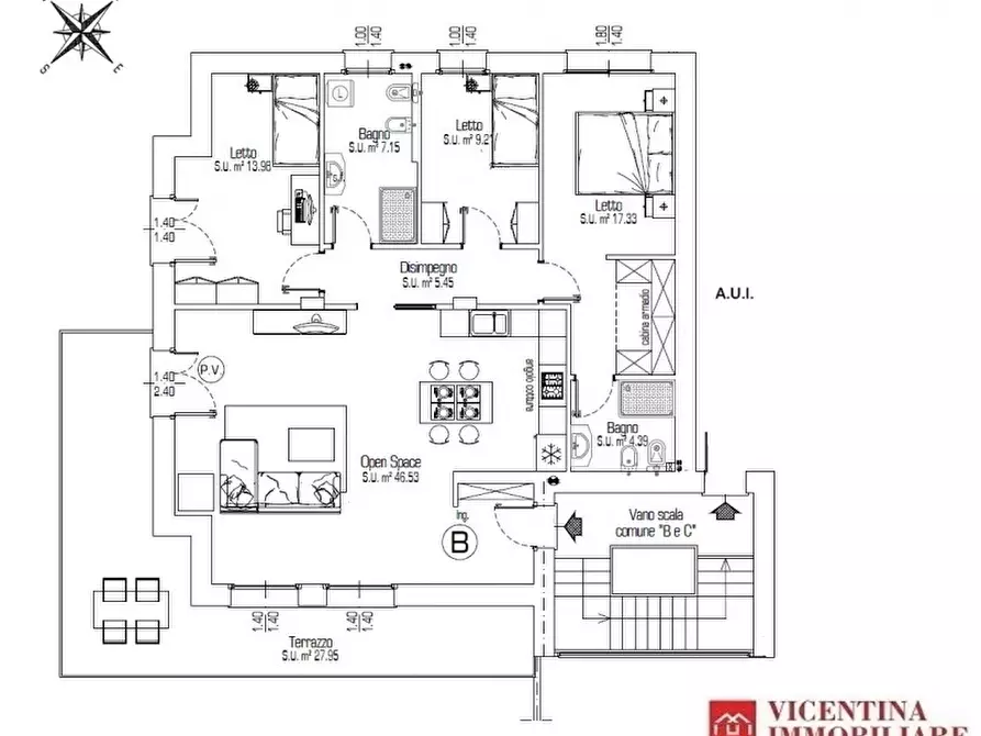 Immagine 11 di Appartamento in vendita  in Via Montano II a Villaga