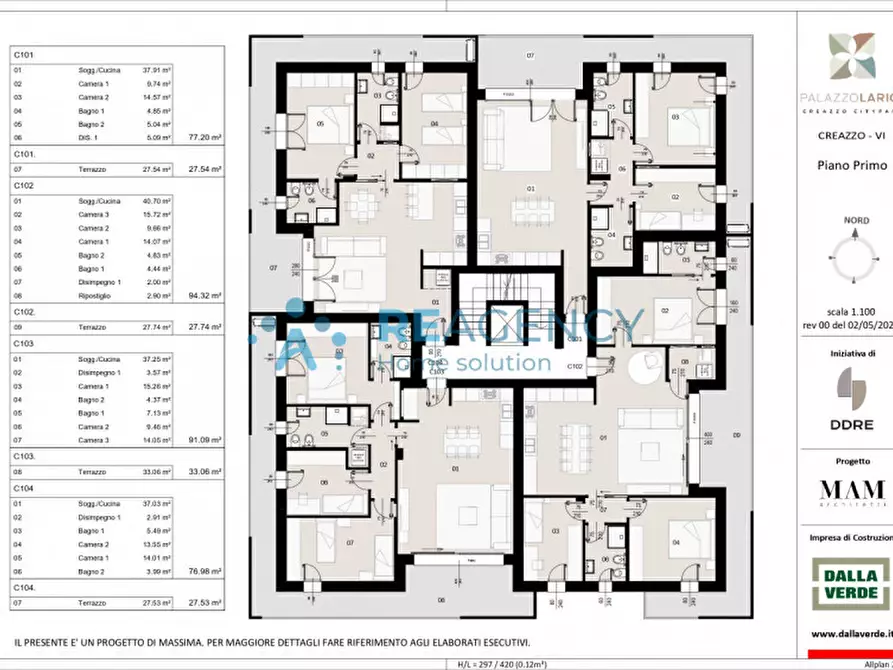 Immagine 11 di Appartamento in vendita  in Via Fogazzaro a Creazzo