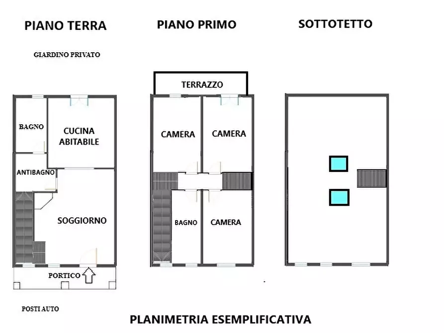 Immagine 10 di Casa trifamiliare in vendita  in Via Nazionale a Monghidoro